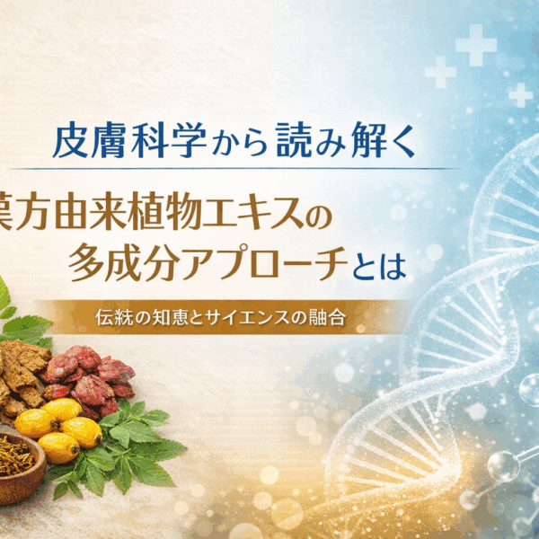 皮膚科学から読み解く～漢方由来植物エキスの多成分アプローチ～